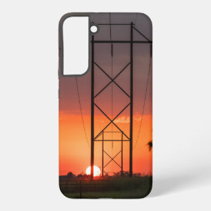 Funda Para Samsung Galaxy S22+ Cable de alimentación Silhouette Sunset Samsung Es