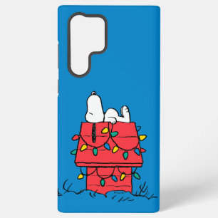 Funda Para Samsung Galaxy S22 Ultra Cacahuetes   Casa de Snoopy con Luces