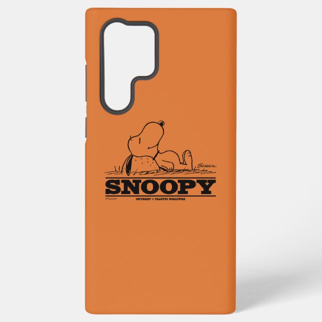 Funda Para Samsung Galaxy Cacahuetes | Descanso de Snoopy (Reverso )