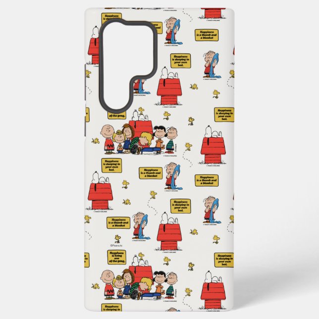 Funda Para Samsung Galaxy Cacahuetes | La felicidad es... (Reverso )