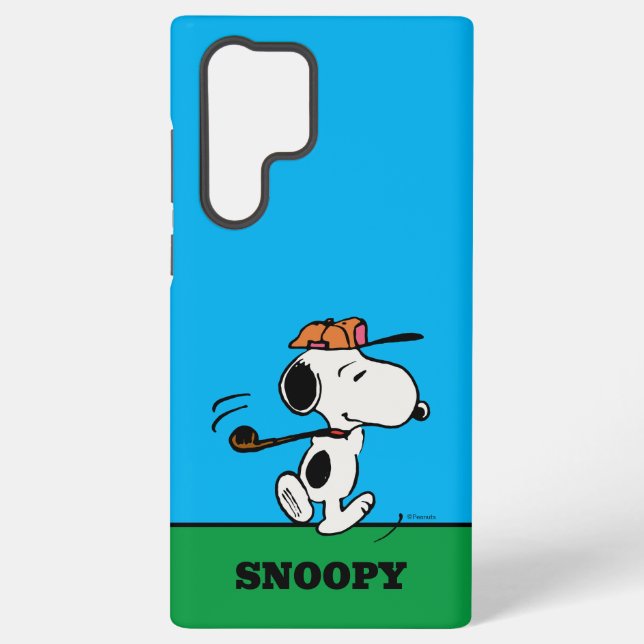 Funda Para Samsung Galaxy Cacahuetes | Snoopy Golf (Reverso )