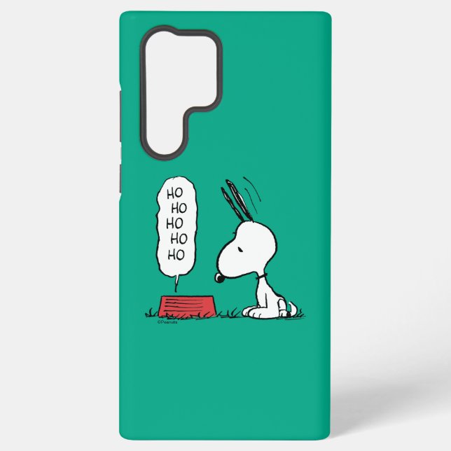 Funda Para Samsung Galaxy Cacahuetes | Snoopy Ho Ho Ho Ho Ho Food Dish (Reverso )