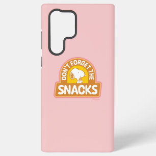 Funda Para Samsung Galaxy S22 Ultra Cacahuetes Snoopy No olvides los aperitivos