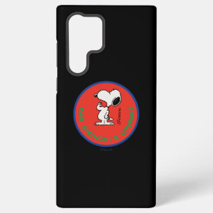 Funda Para Samsung Galaxy S22 Ultra Cacahuetes Snoopy Raw Strength & Courage Badge