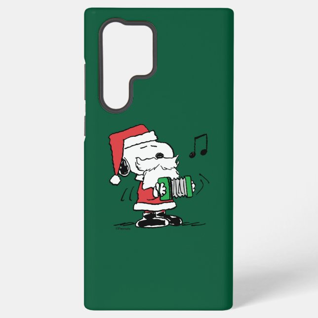 Funda Para Samsung Galaxy Cacahuetes | Snoopy Santa Claus Accord (Reverso )
