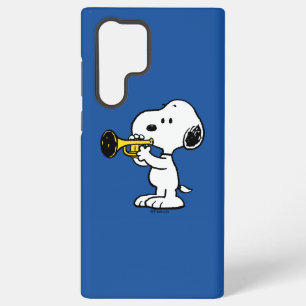 Funda Para Samsung Galaxy S22 Ultra Cacahuetes   Snoopy Trompetista