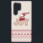 Funda Para Samsung Galaxy S22 Ultra Cacahuetes | Snoopy & Woodstock Joy Sled Ride<br><div class="desc">Celebre las vacaciones y su amor por los cacahuetes con este feo diseño de Navidades de suéter que presenta el trineo de Snoopy y Woodstock en el plato de comida de Snoopy.</div>