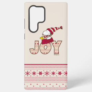Funda Para Samsung Galaxy S22 Ultra Cacahuetes   Snoopy & Woodstock Joy Sled Ride