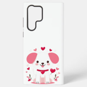 Funda Para Samsung Galaxy S22 Ultra Cachorro lindo y caprichoso del día de San Valentí