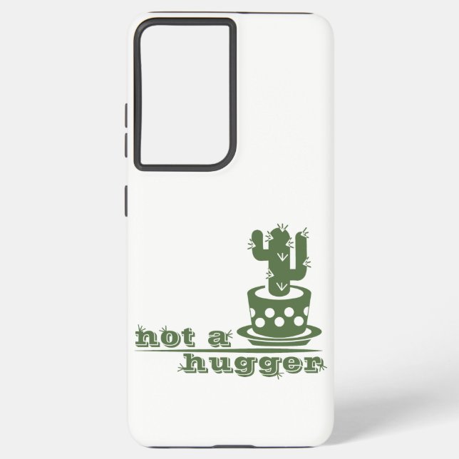Funda Para Samsung Galaxy Cacti No es gracioso decir (Reverso )