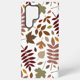 Funda Para Samsung Galaxy S22 Ultra Cae en blanco el patrón Lg de hojas caídas