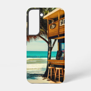 Funda Para Samsung Galaxy S22 Café Bar de la playa de Bali