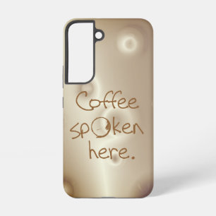 Funda Para Samsung Galaxy S22 Café hablado aquí