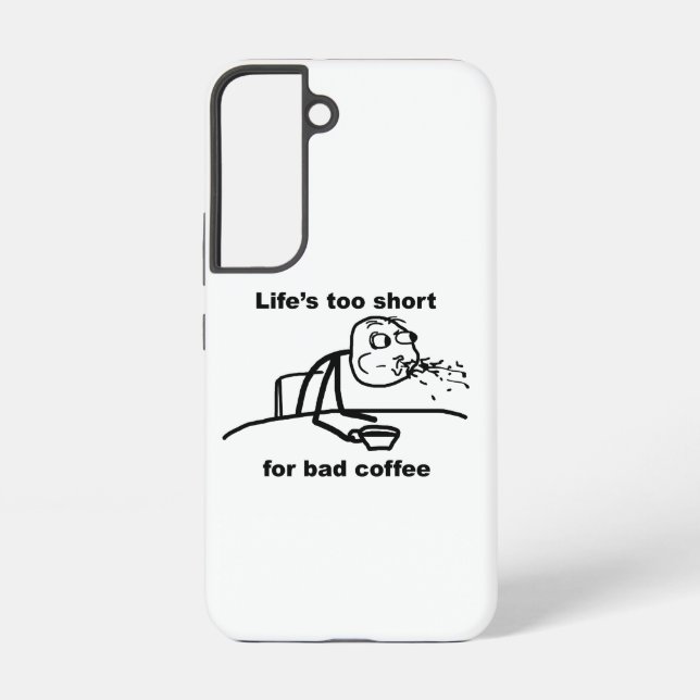 Funda Para Samsung Galaxy Café malo (Reverso )