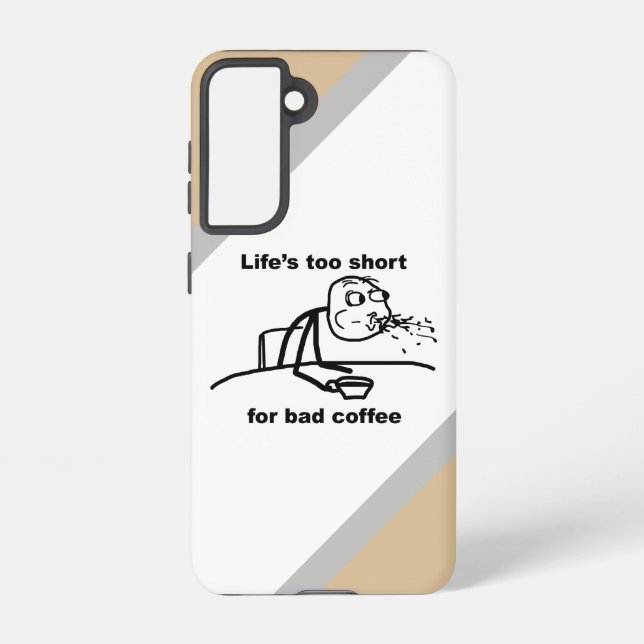 Funda Para Samsung Galaxy Café malo (Reverso )