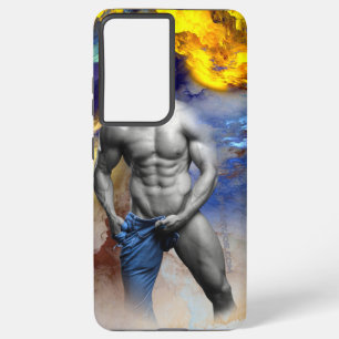 Funda Para Samsung Galaxy S21 Ultra Cajón de 60 abs de SlipperyJoe's Man a vapor