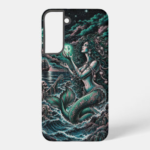 Funda Para Samsung Galaxy S22+ Cala de las Sirenas Oscura Sirena Fantasía Náutica