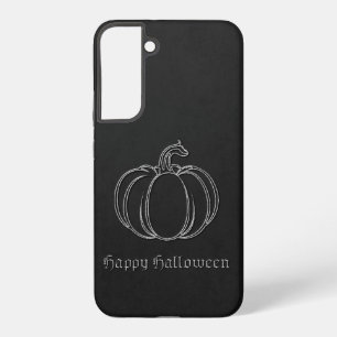 Funda Para Samsung Galaxy S22+ Calabaza de plata de Halloween