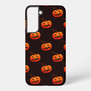 Funda Para Samsung Galaxy S22+ Calabazas de Halloween, Calabazas Naranjas Truco o
