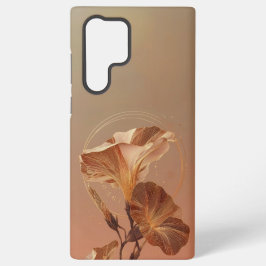 Funda Para Samsung Galaxy S22 Ultra Calas lirio Botánico Naranja Quemado