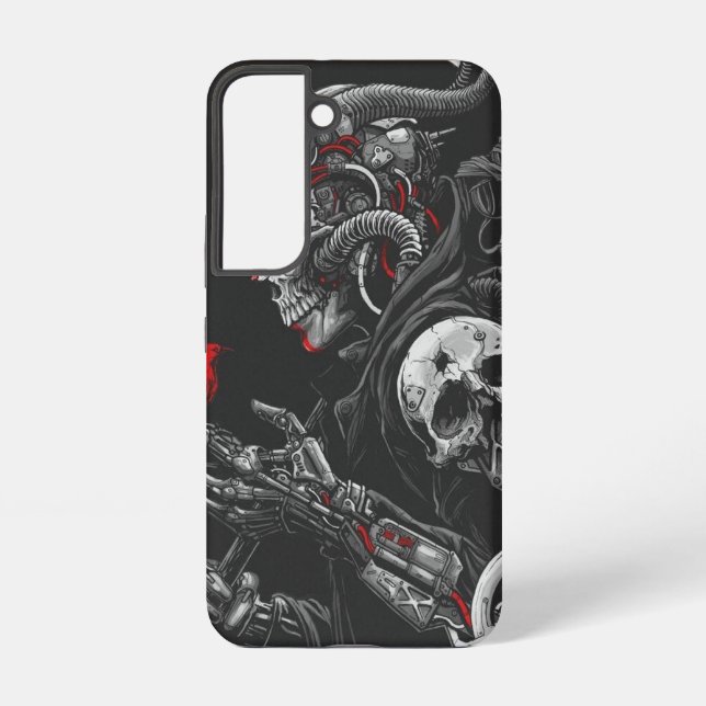 Funda Para Samsung Galaxy Calavera gótica (Reverso )