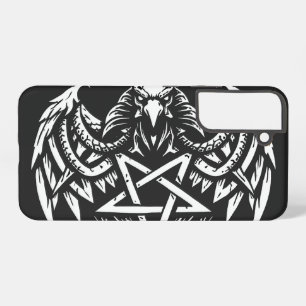 Funda Para Samsung Galaxy S22+ Calavera Pentagrama Tribal de BurnsInhell