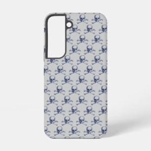 Funda Para Samsung Galaxy S22 Calavera y huesos cruzados vintage