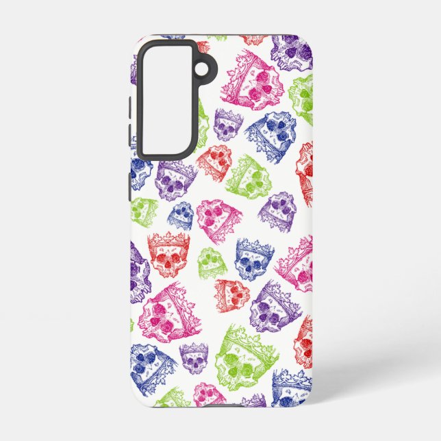 Funda Para Samsung Galaxy Calaveras de cosecha vintage (Reverso )