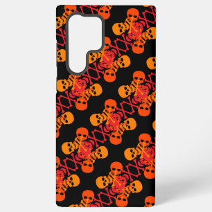 Funda Para Samsung Galaxy S22 Ultra Calaveras y huesos cruzados