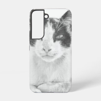Funda Para Samsung Galaxy S22 Calico Cat Retro Halftone