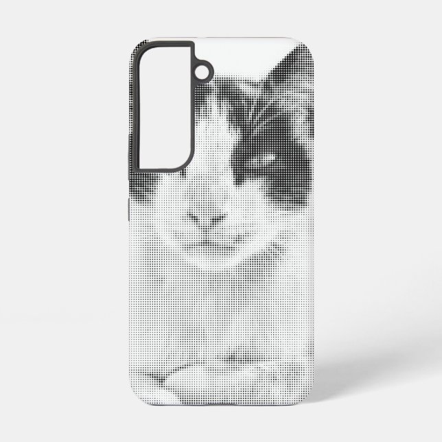 Funda Para Samsung Galaxy Calico Cat Retro Halftone (Reverso )