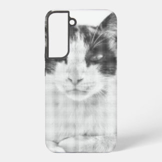 Funda Para Samsung Galaxy S22+ Calico Cat Retro Halftone