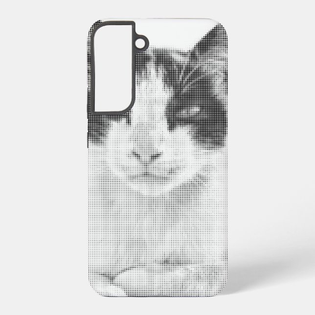 Funda Para Samsung Galaxy Calico Cat Retro Halftone (Reverso )