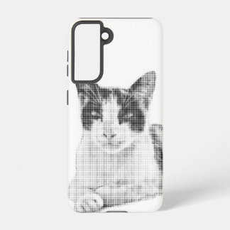 Funda Para Samsung Galaxy S21 Calico Pop Halftone