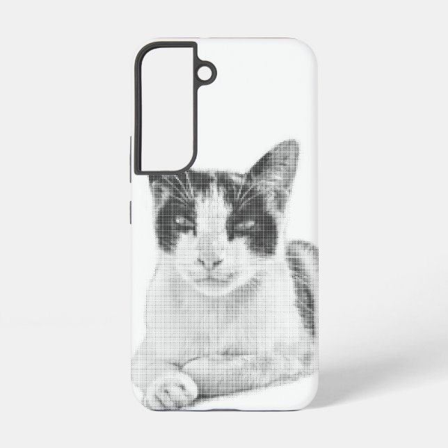 Funda Para Samsung Galaxy Calico Pop Halftone (Reverso )