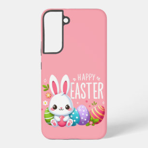Funda Para Samsung Galaxy S22+ Cálido, rosa, conejito de Pascua