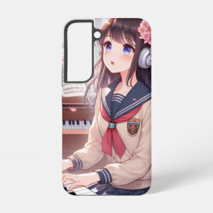 Funda Para Samsung Galaxy S22 Camino de Melody: Un viaje a través de la música