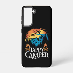Funda Para Samsung Galaxy S21 Camionera de camping feliz retro