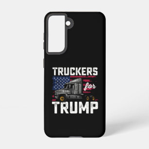 Funda Para Samsung Galaxy S21 Camioneros para la cosecha de las elecciones presi