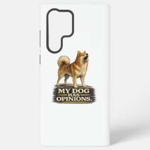 Funda Para Samsung Galaxy S22 Ultra Camiseta de Spitz Finlandés – Mi Perro Tiene Opini