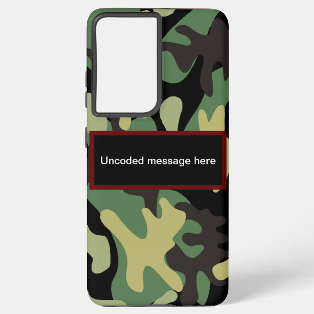 Funda Para Samsung Galaxy Camo (Reverso )