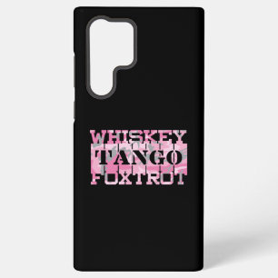 Funda Para Samsung Galaxy S22 Ultra Camo rosa del tango Foxtrot del Whiskey del ejérci