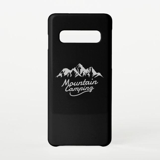 Funda Para Samsung Galaxy Campamento de montaña (Reverso)