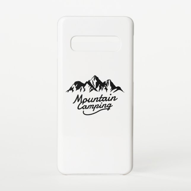 Funda Para Samsung Galaxy Campamento de montaña (Reverso)