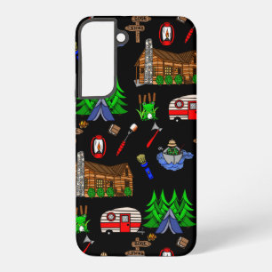 Funda Para Samsung Galaxy S22+ Campamento Personalizado Feliz Campista