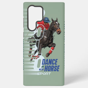 Funda Para Samsung Galaxy S22 Ultra Campeonato de Polo Jinete de Equitación Baile con 