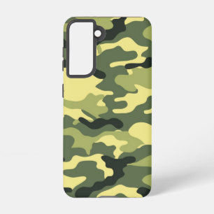 Funda Para Samsung Galaxy S21 Camping Camo Caza Camuflaje Verde