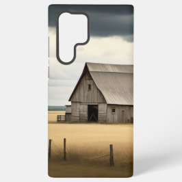 Funda Para Samsung Galaxy S22 Ultra Campos antiguos de granero de época