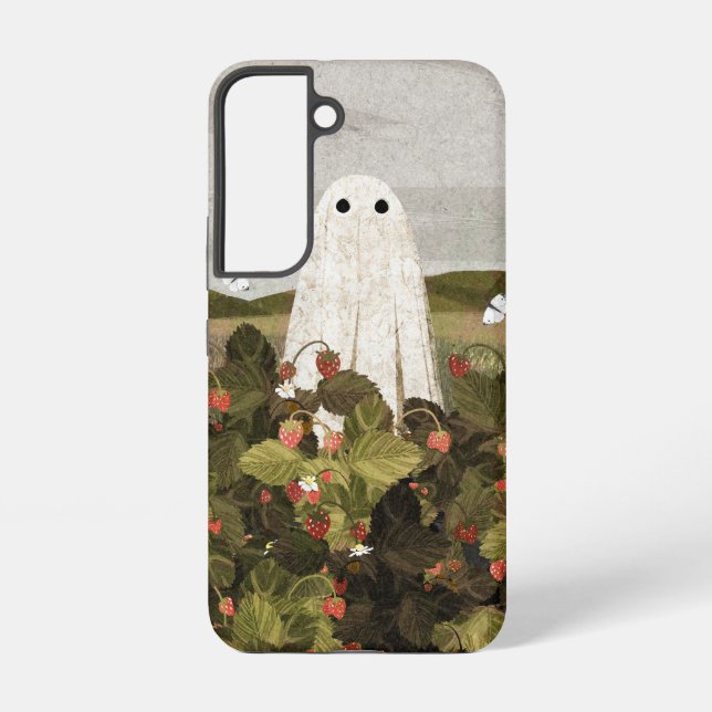 Funda Para Samsung Galaxy Campos de fresa (Reverso )