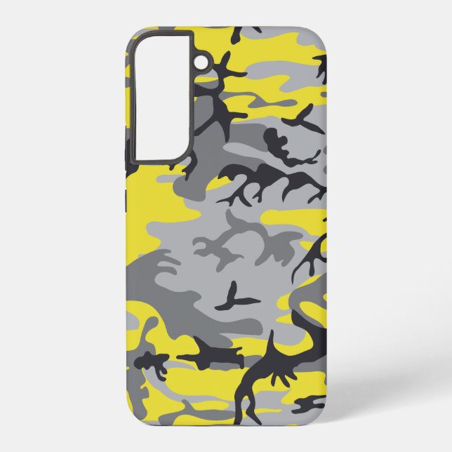 Funda Para Samsung Galaxy Camuflaje amarillo y gris, ejército, ejército (Reverso )